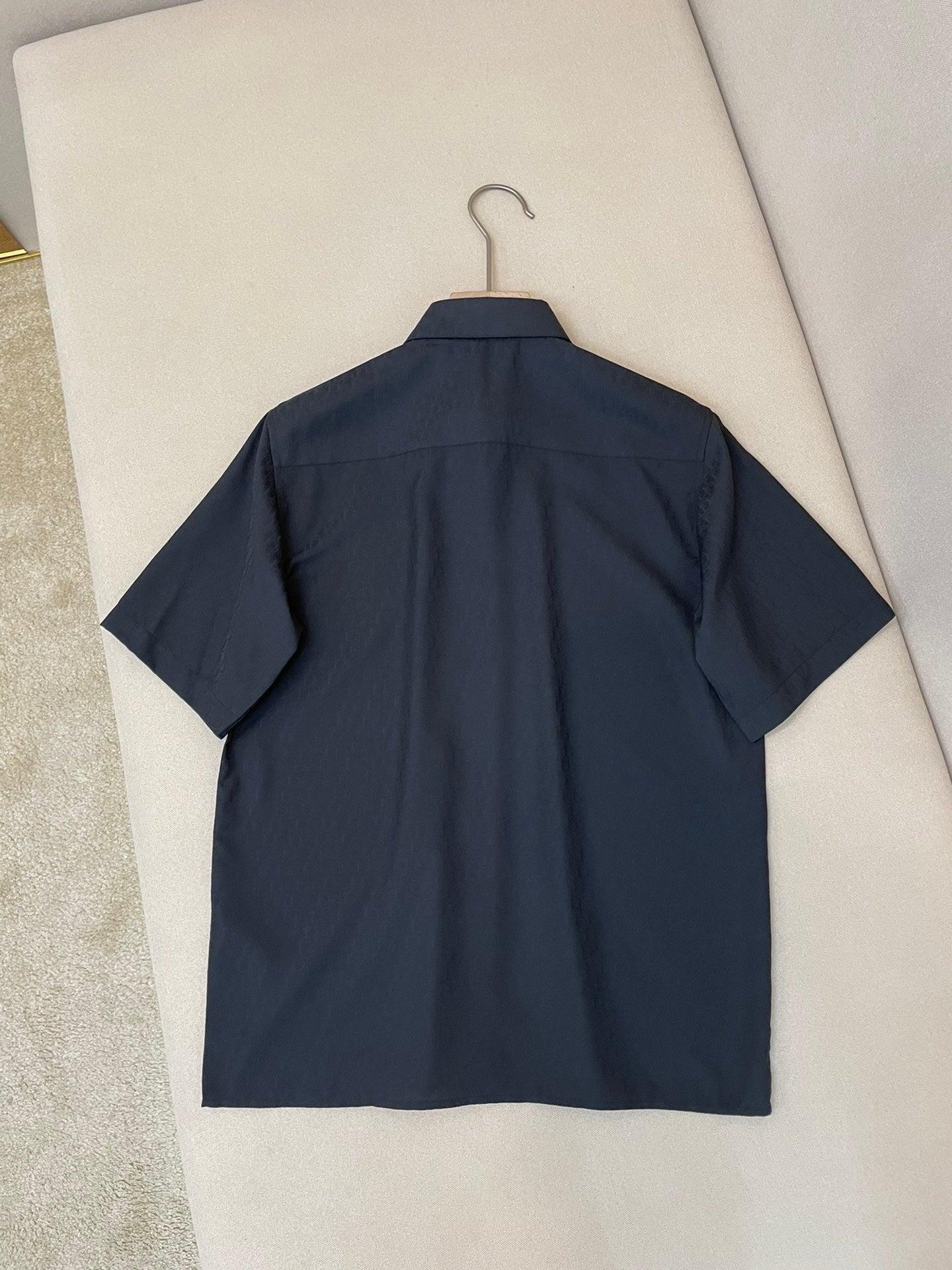 CD Monogram Silk Short Sleeve shirt