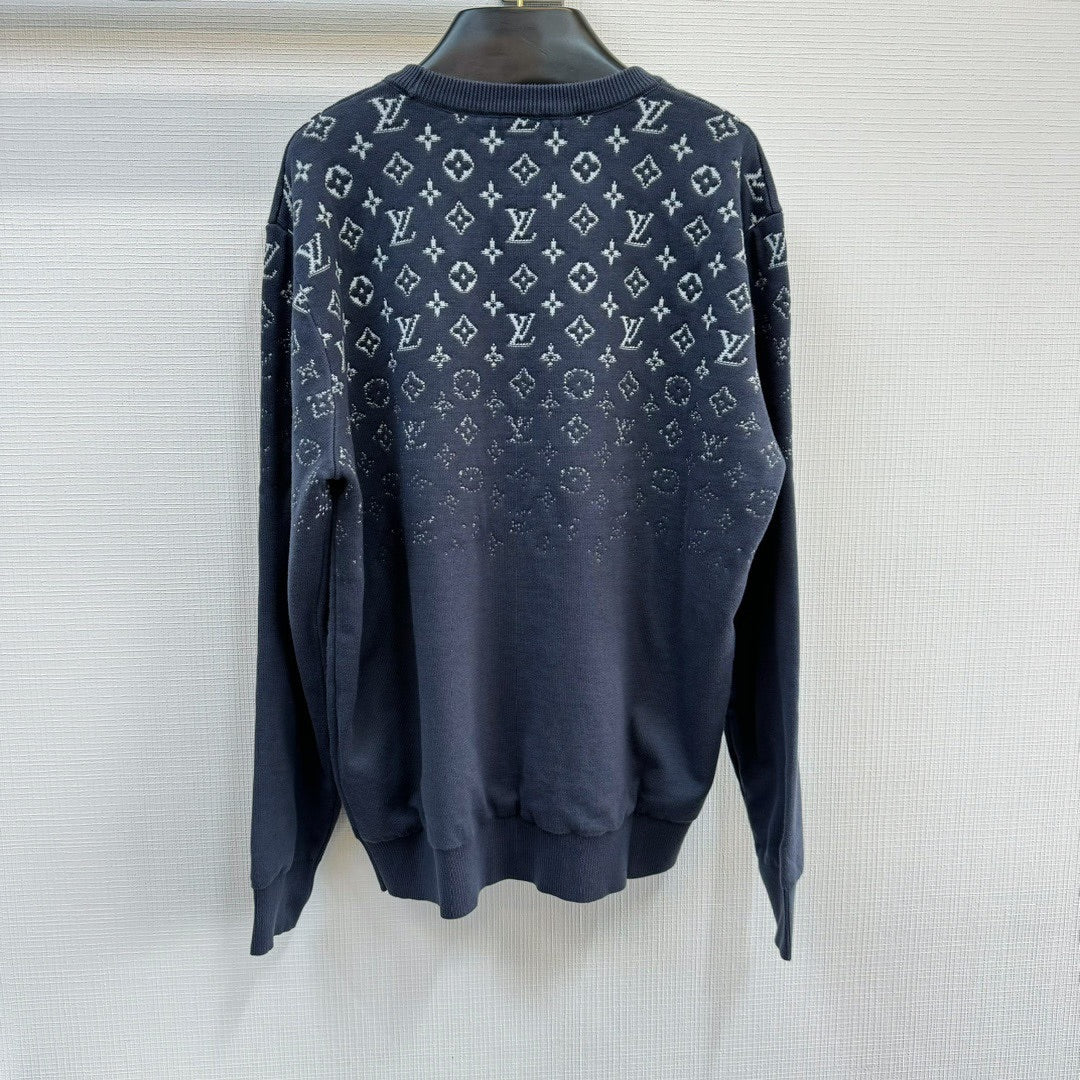 LV Embroidered Monogram Sweatshirt