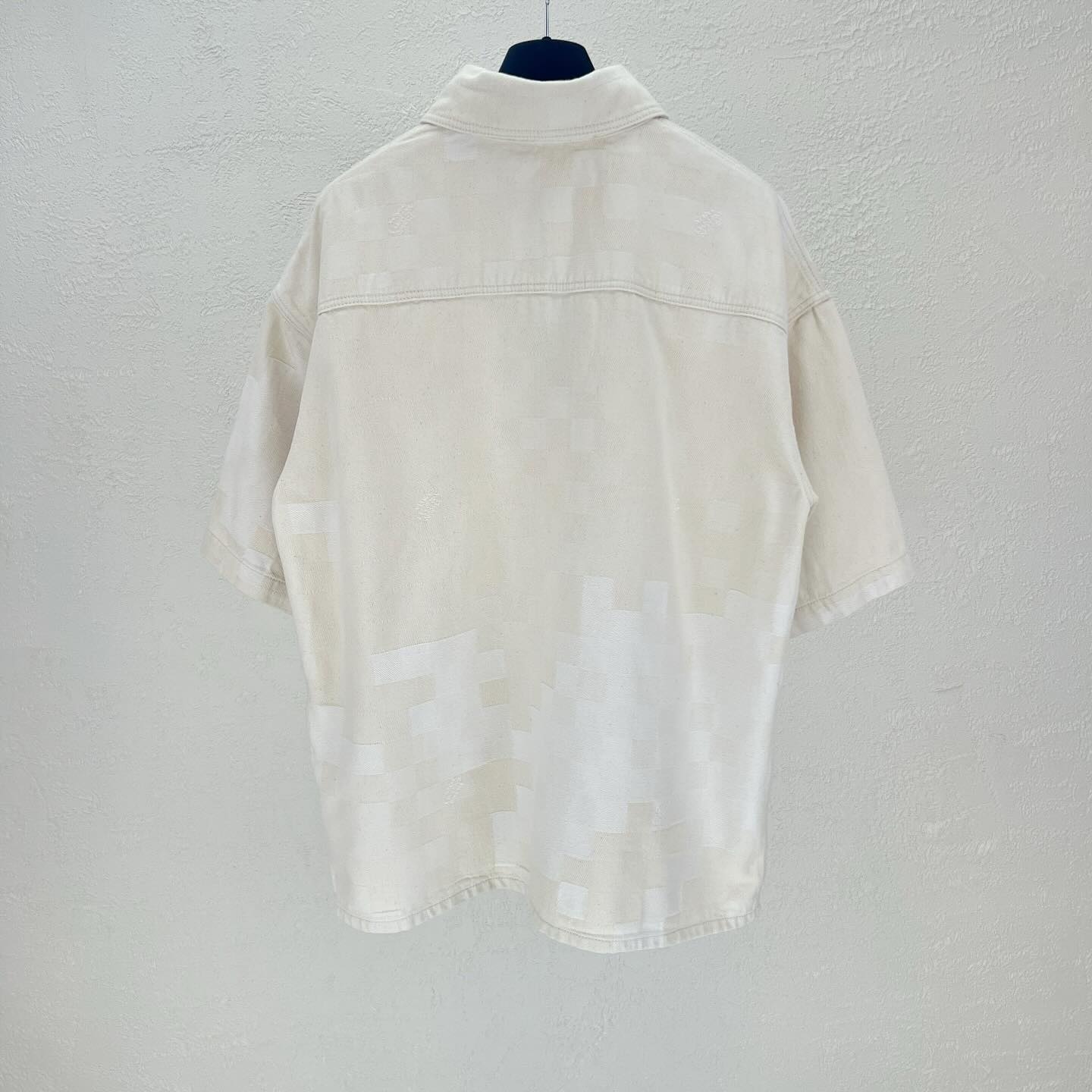 Lv Denim Shirt And Pants Set