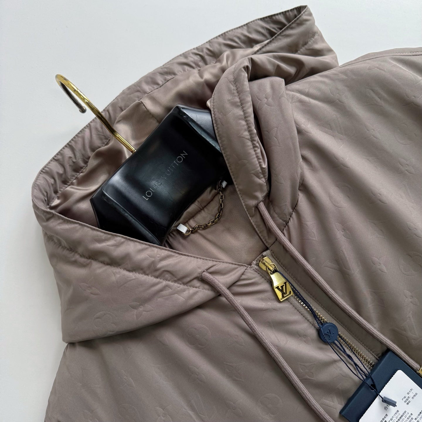 Lv Monogram Padded Windbreaker