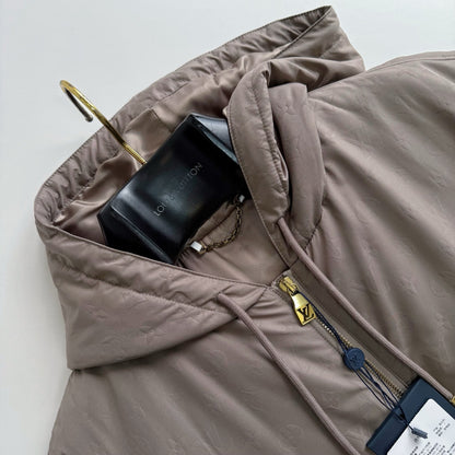Lv Monogram Padded Windbreaker
