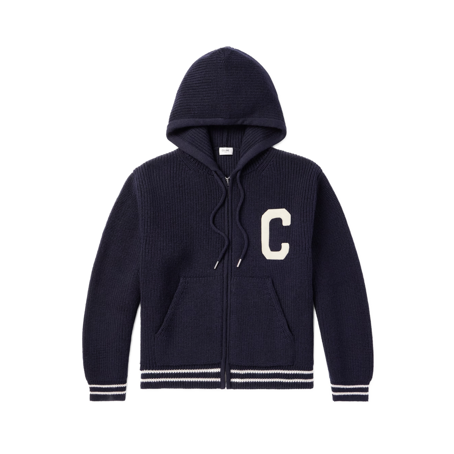 CLN home logo hoodied jacket
