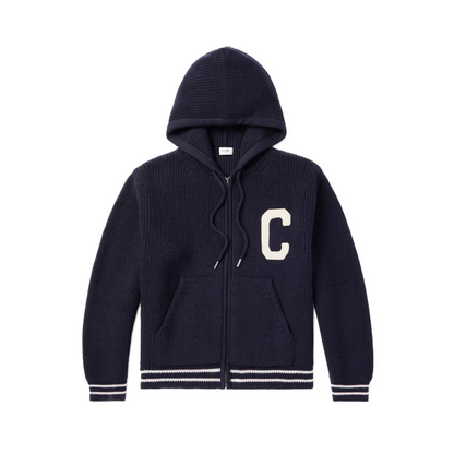CLN home logo hoodied jacket