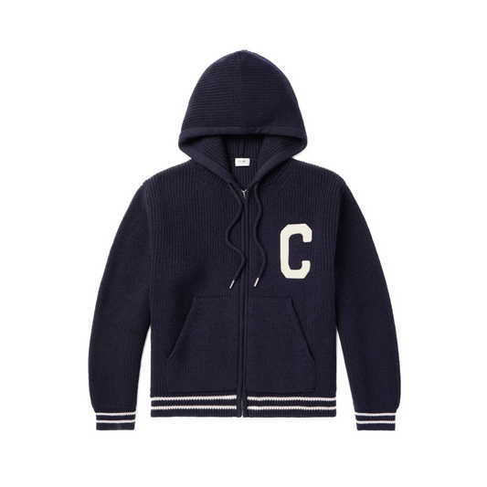 CLN home logo hoodied jacket