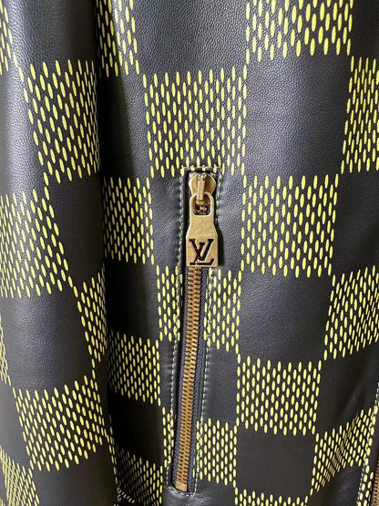 Lv Leather Jacket
