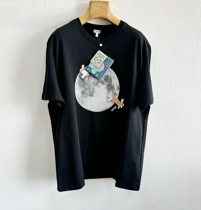 LOEWE Logo Embroidered Cotton Jersey T-Shirt