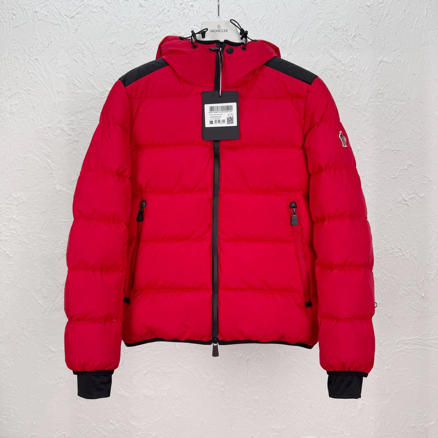 MNCLR  GRENOBLE BLACK NYLON HINTERTUX DOWN JACKET