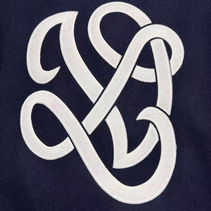 Lv Mix Leather Varsity Blouson