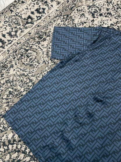 FND Anagram Logo Embroidered Jersey T-Shirt