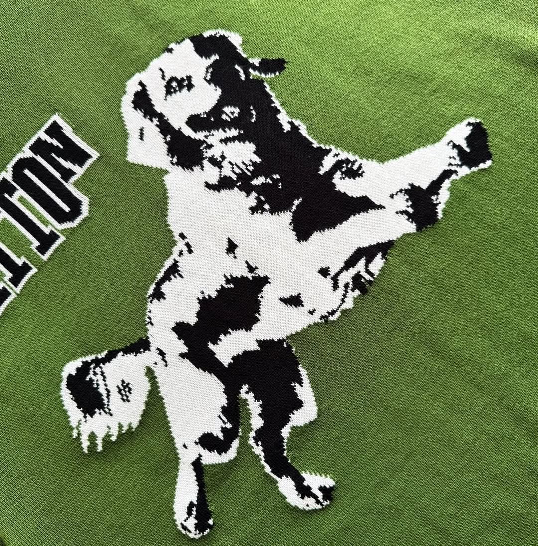 Lv Short-Sleeved Cotton Crewneck