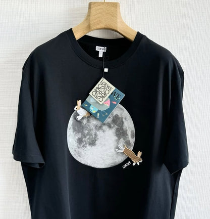 LOEWE Logo Embroidered Cotton Jersey T-Shirt