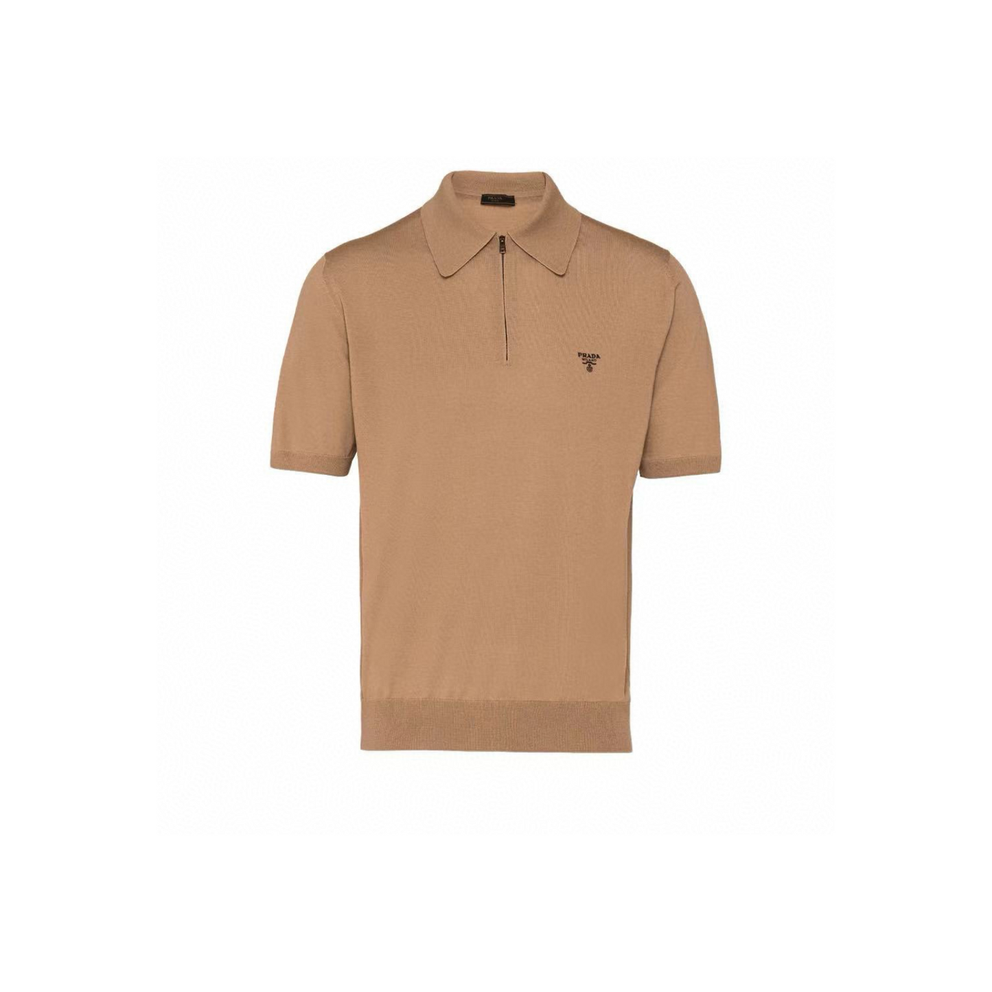 PRD Logo Wool Polo Half Zip Shirt