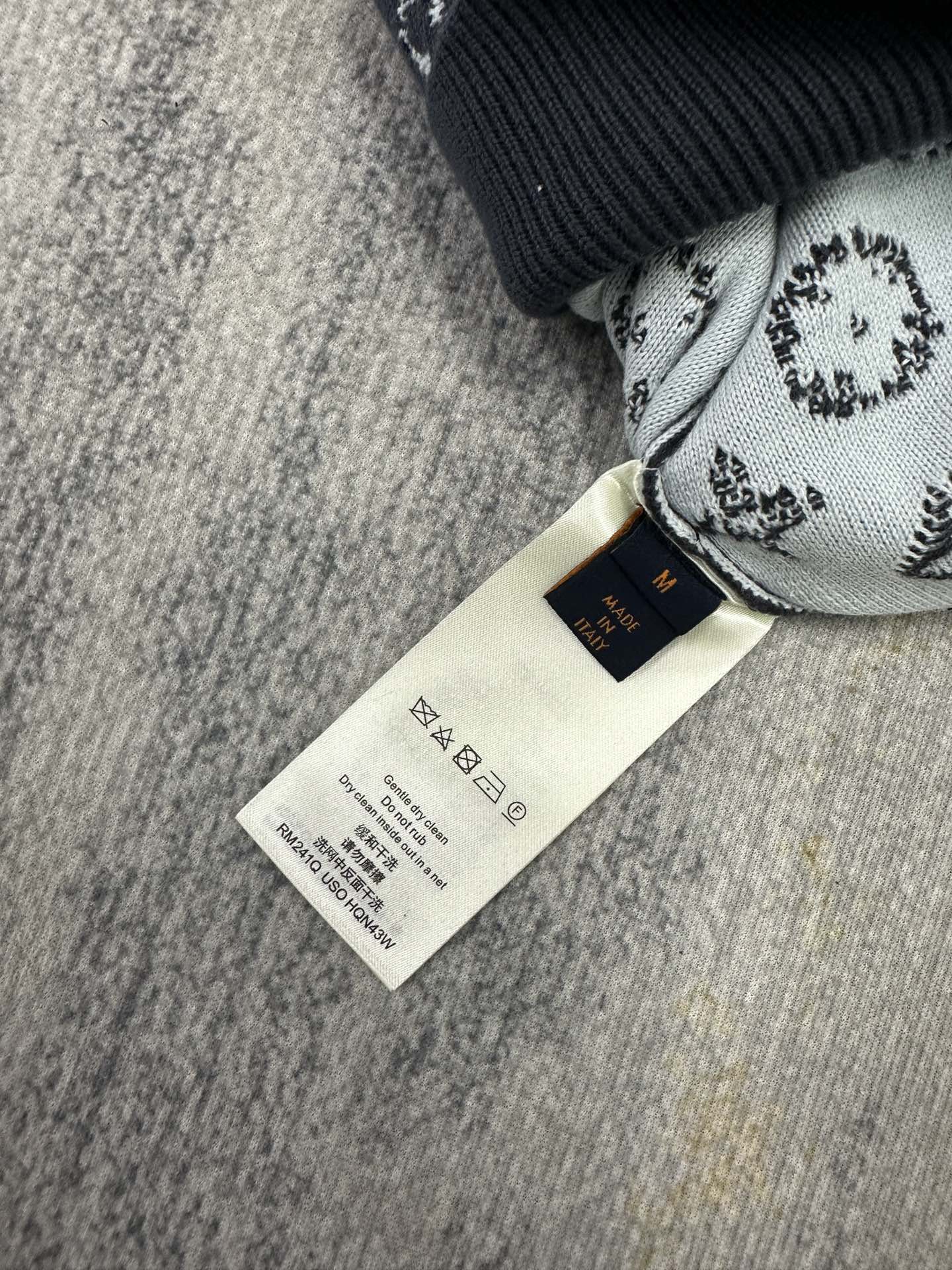Lv Monogram Gradient Cotton Hoodie
