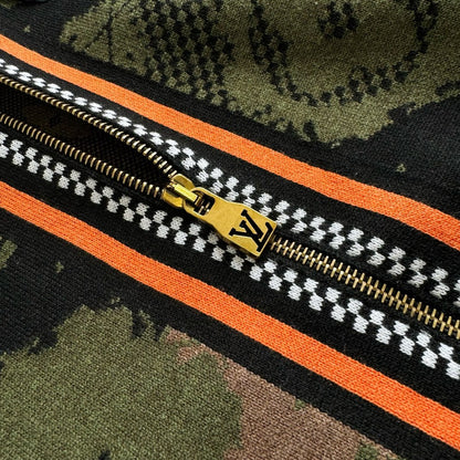 Lv Jacquard Wool Bomber Blouson