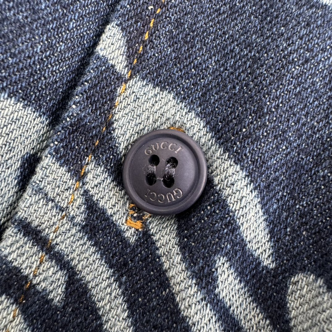 Gucci Denim GG Shirt