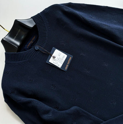 LV Blouson All Over Embroidered Crewneck