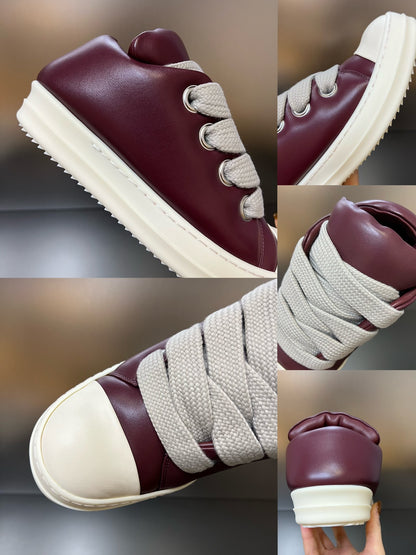 Rick Owens Jumbo Lace Padded Sneakers