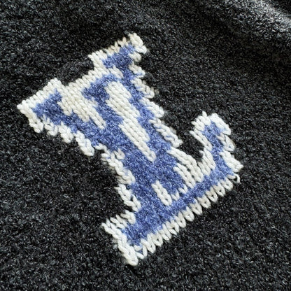 Lv Embroidered Signature Crewneck