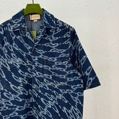Gucci Denim GG Shirt