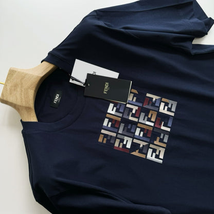 FND Anagram Logo Embroidered Jersey T-Shirt