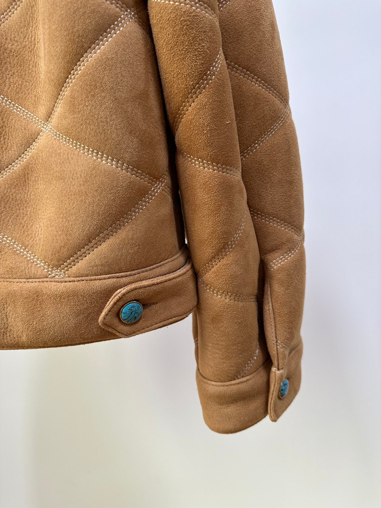 LV Shearling Embossed Jacket