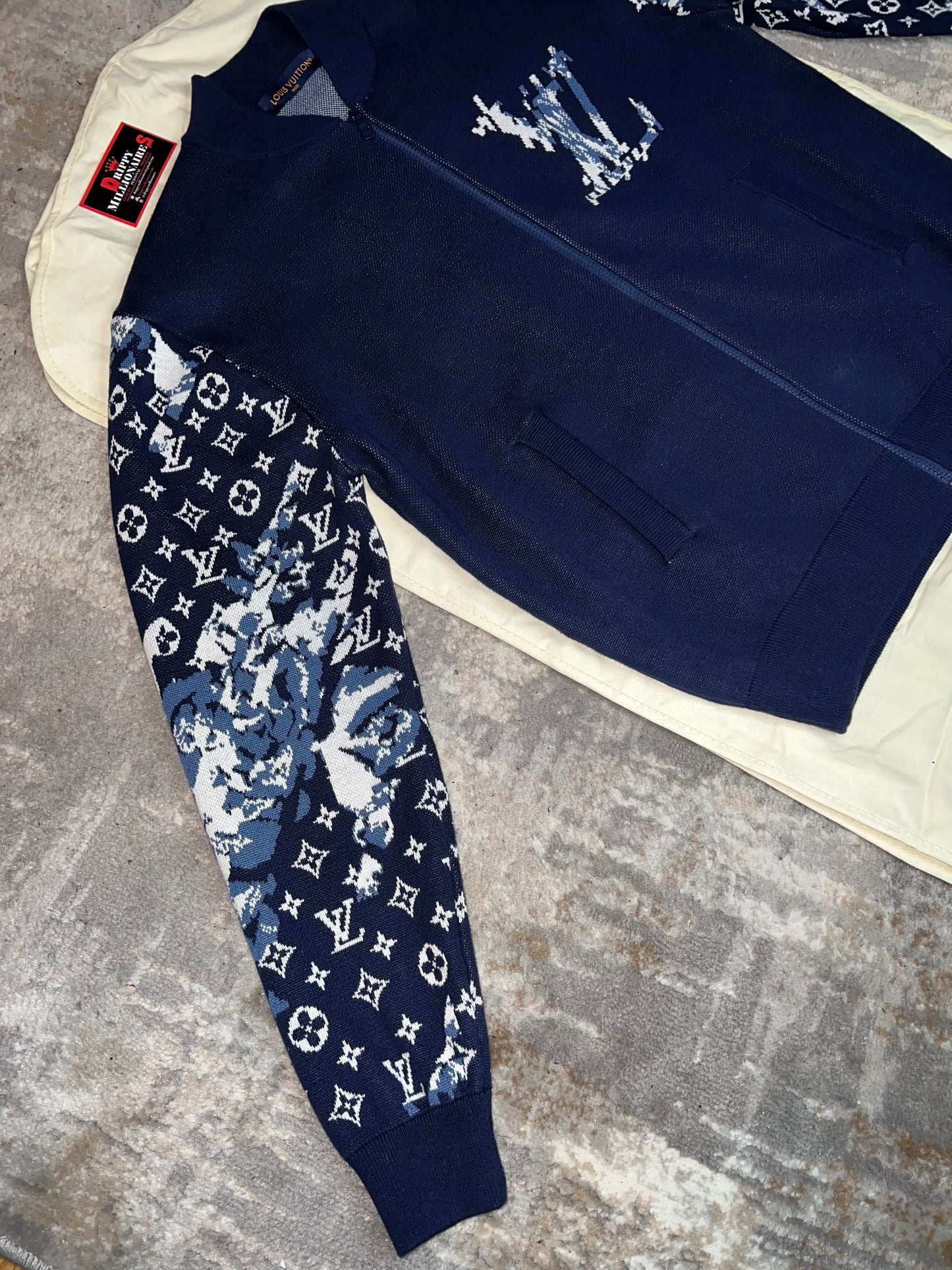 LV Zipped Cotton Blend Blouson