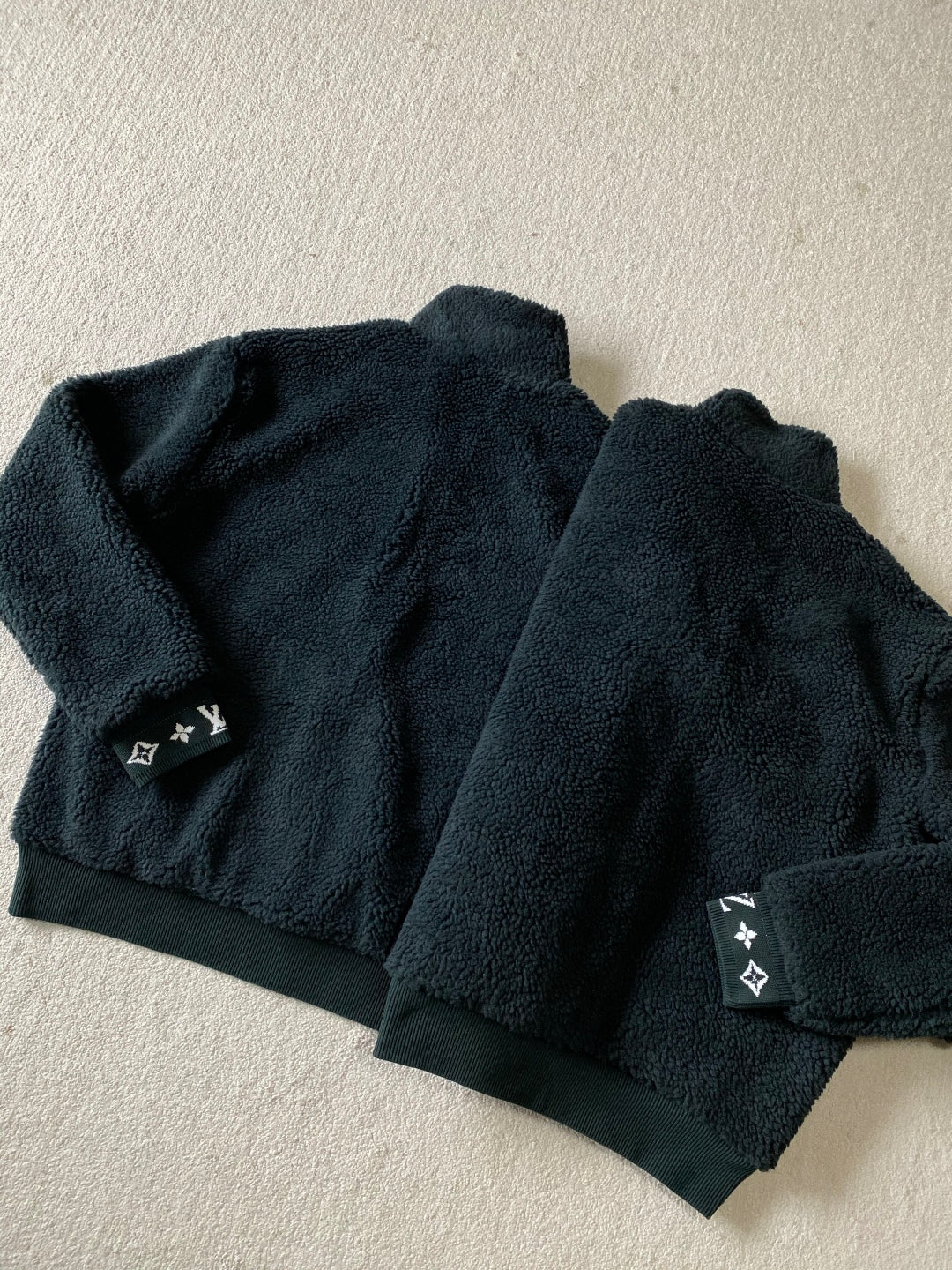 LV Fleece Blouson Dark Green