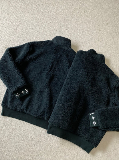 LV Fleece Blouson Dark Green