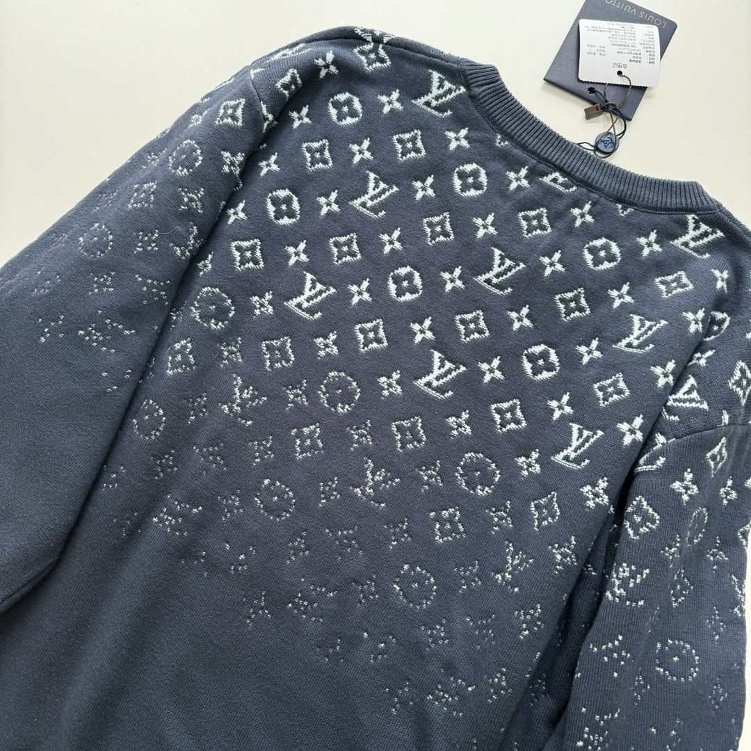 LV Embroidered Monogram Sweatshirt