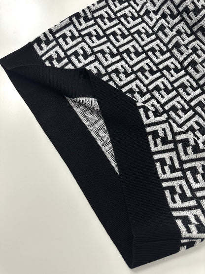 FND Anagram Logo Embroidered Jersey T-Shirt