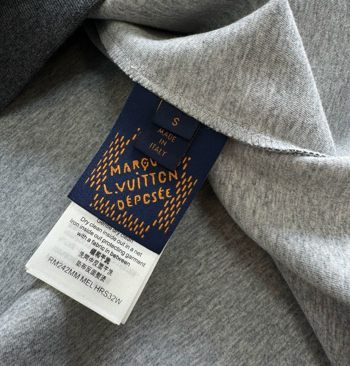 LV Embroidered Cotton Sweatshirt