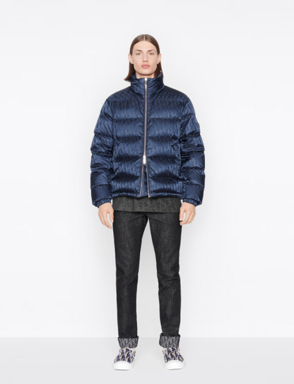 CD OBLIQUE DOWN JACKET NAVY TECHNICAL