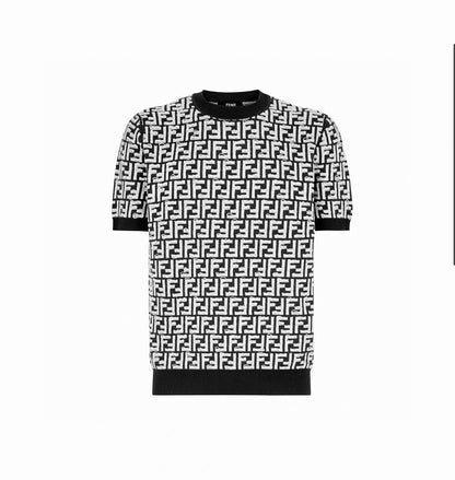 FND Anagram Logo Embroidered Jersey T-Shirt