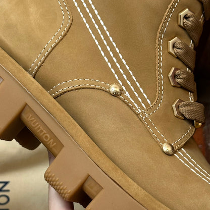 LV Checker Ankle Boot