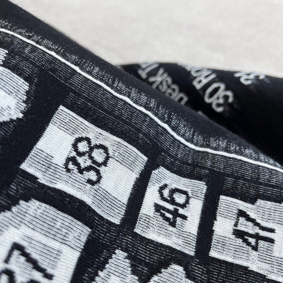 Lv Short-Sleeved Damier Wool Shirt