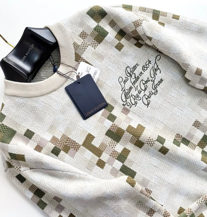 LV Embroidered Cotton Sweatshirt
