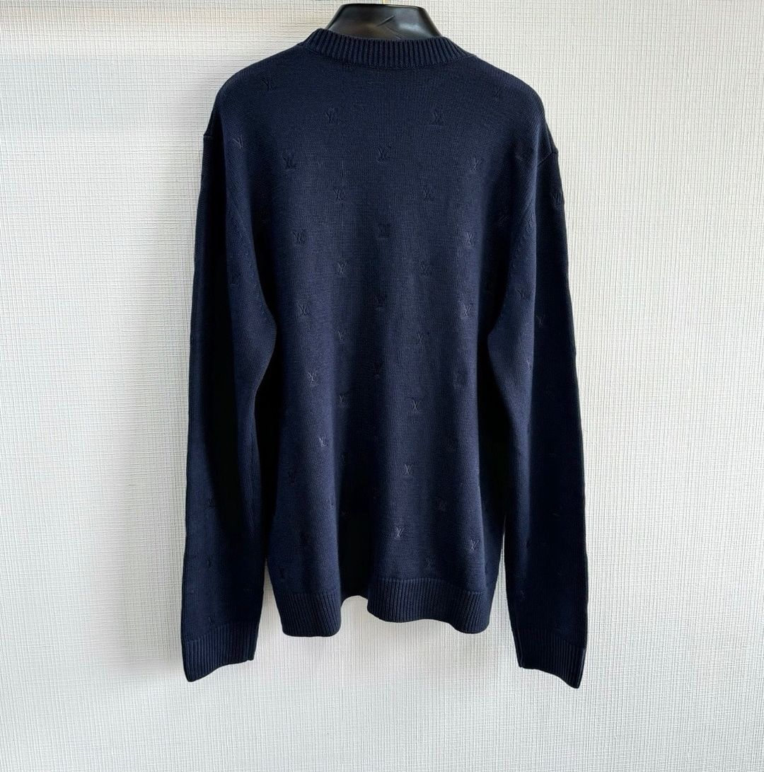 LV Blouson All Over Embroidered Crewneck