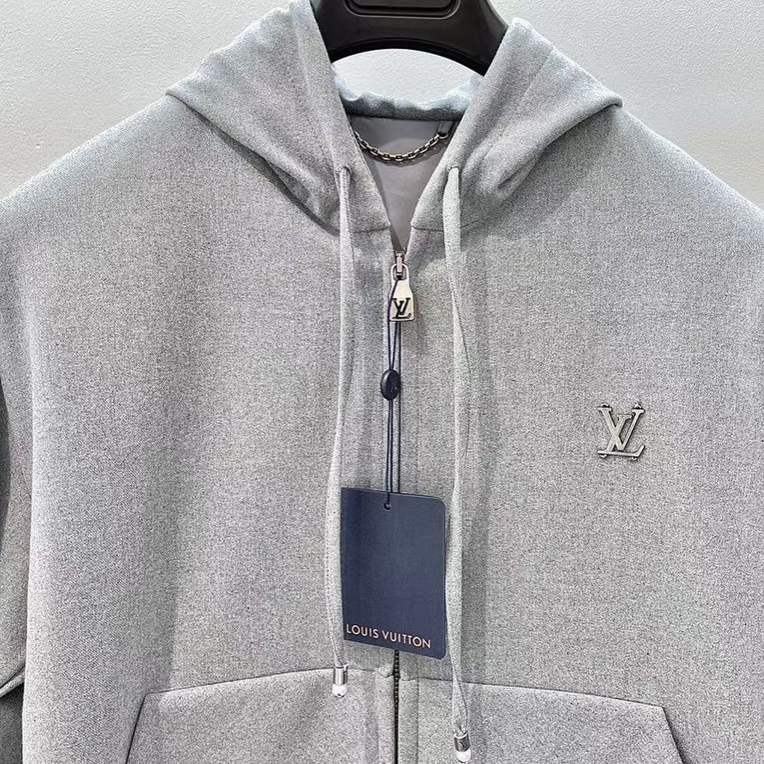 Lv Tailored Technical Wool Hooded Blouson