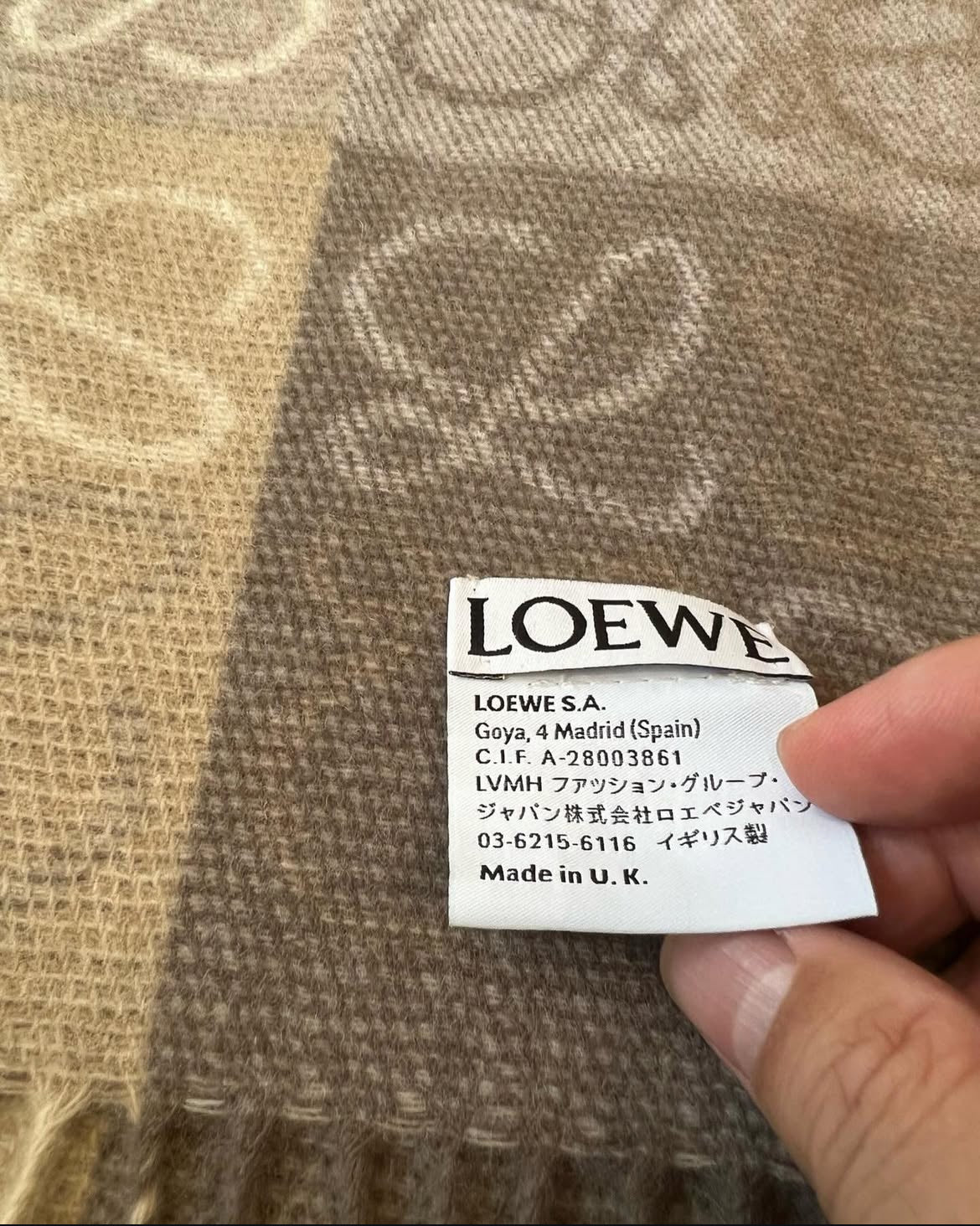 Loewe Wool Scarf