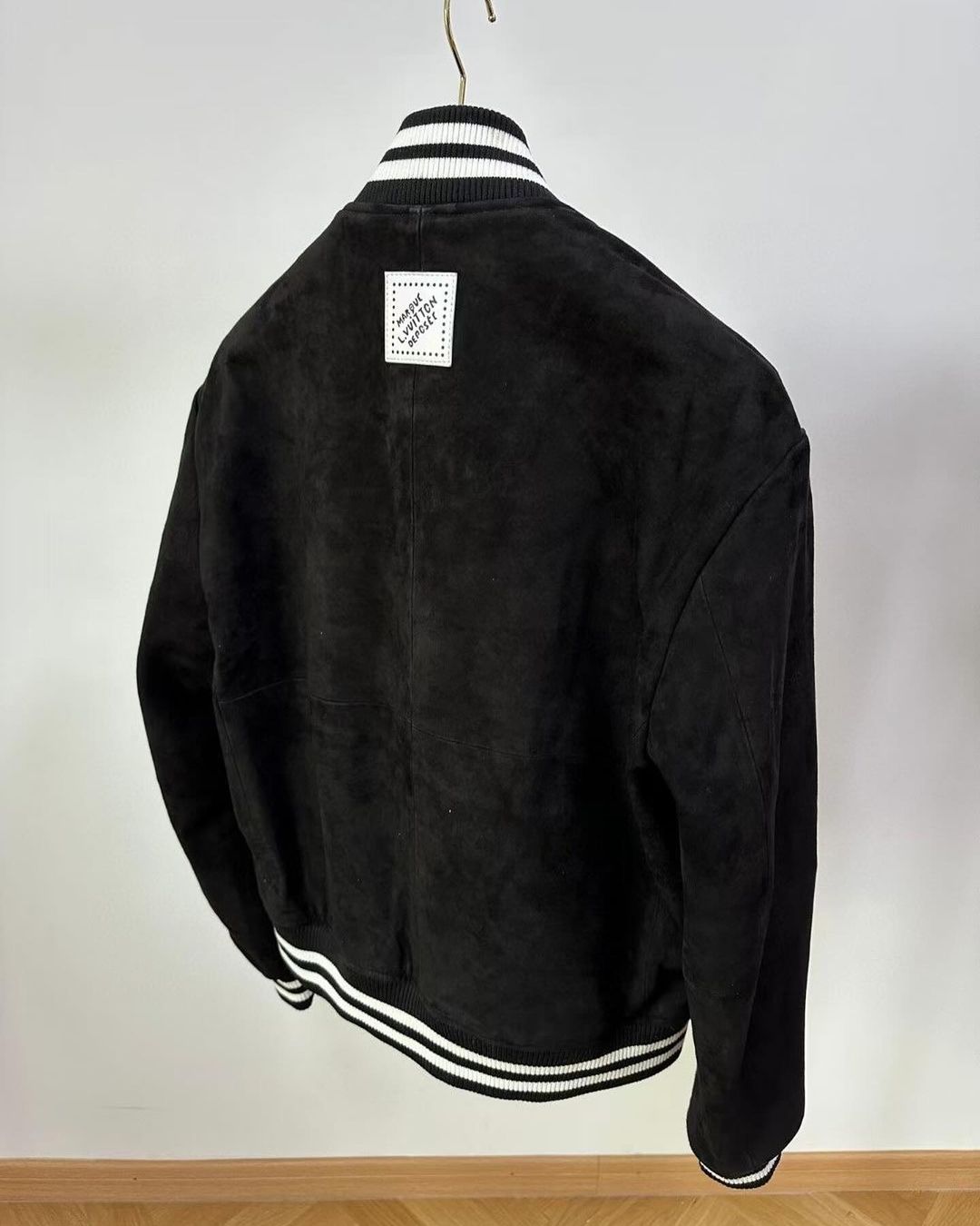 Lv Embellished Lambskin Bomber Blouson