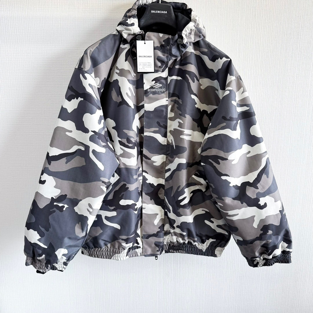 BALE  MEN'S CAMO SKI PARKA IN GREY