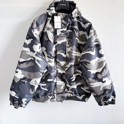 BALE  MEN'S CAMO SKI PARKA IN GREY