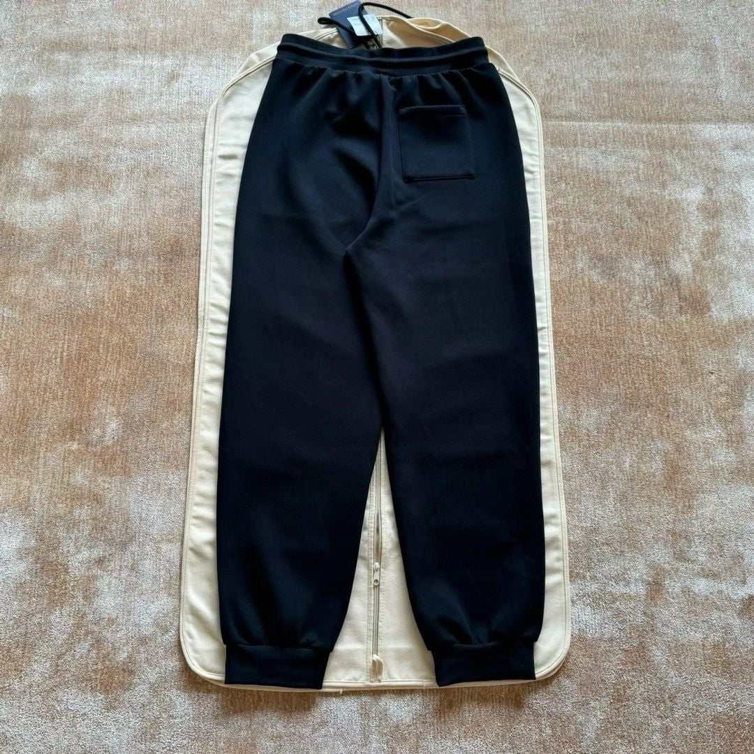 Lv Embroidered Jersey Jogpants