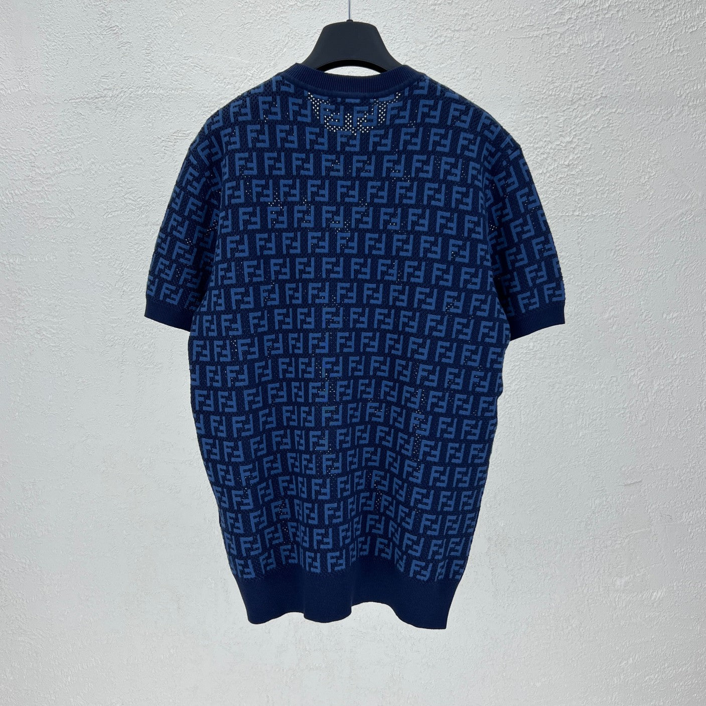 FND Anagram Logo Embroidered Cotton Jersey T-Shirt