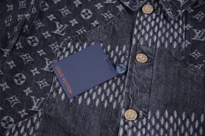 Lv X Supreme Monogram Denim Jacket