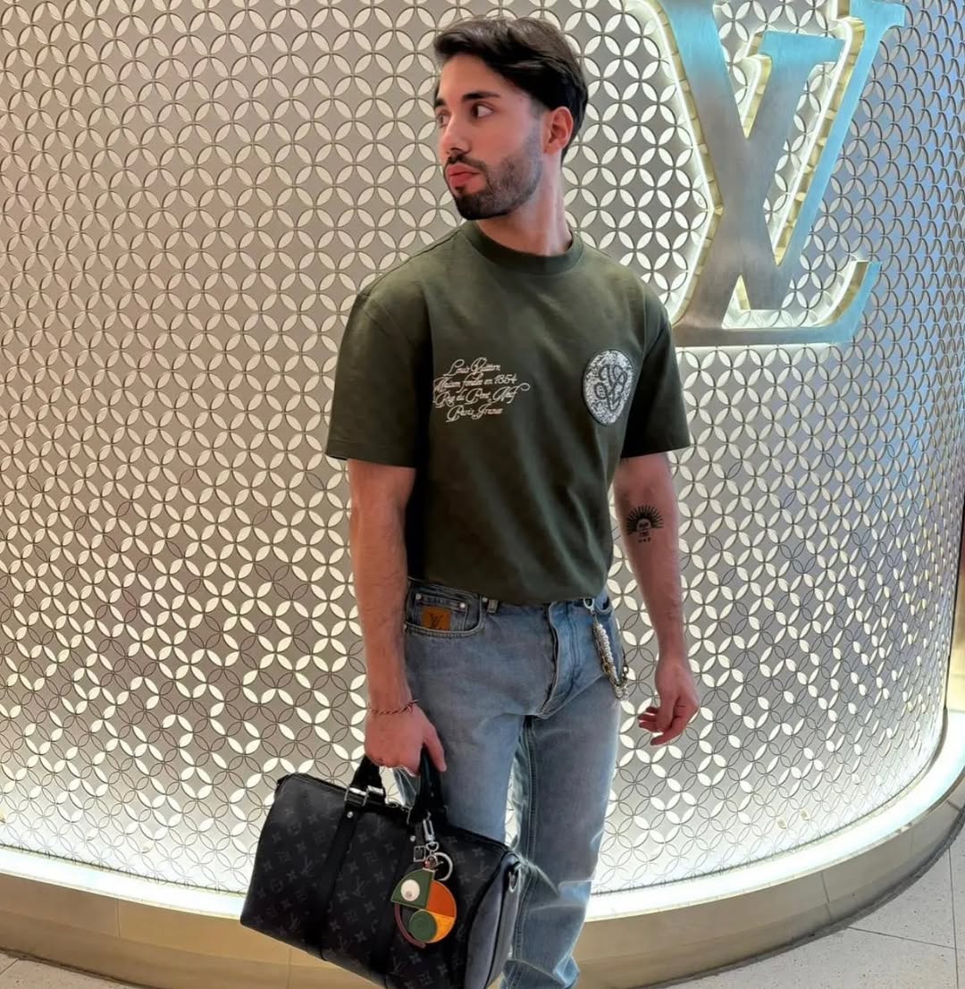 Lv Damier Pique T-Shirt