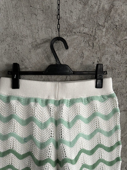 Casablanca Gradient Wave Texture Shorts