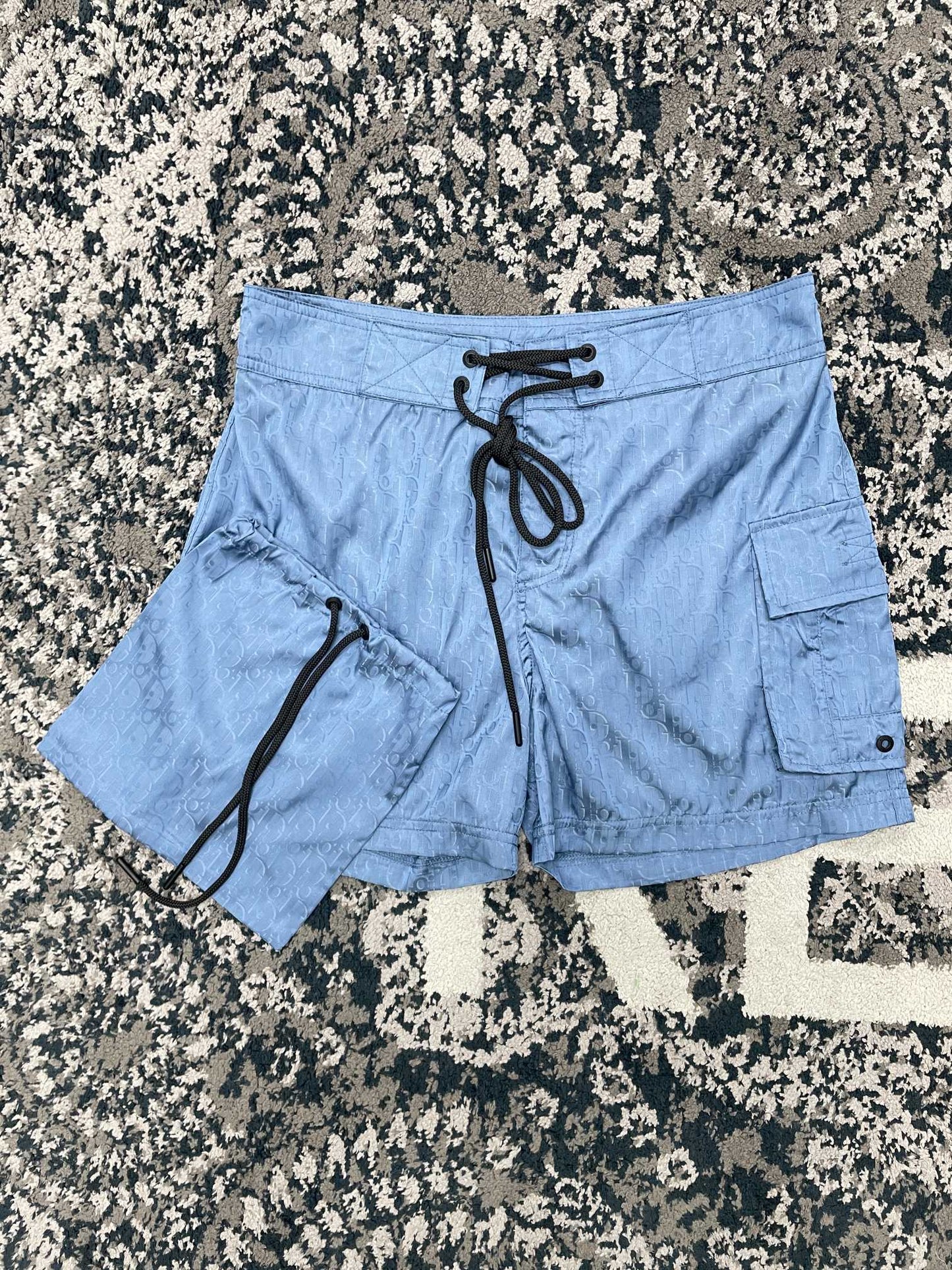 CD Monogram Silk Swim Board Shorts