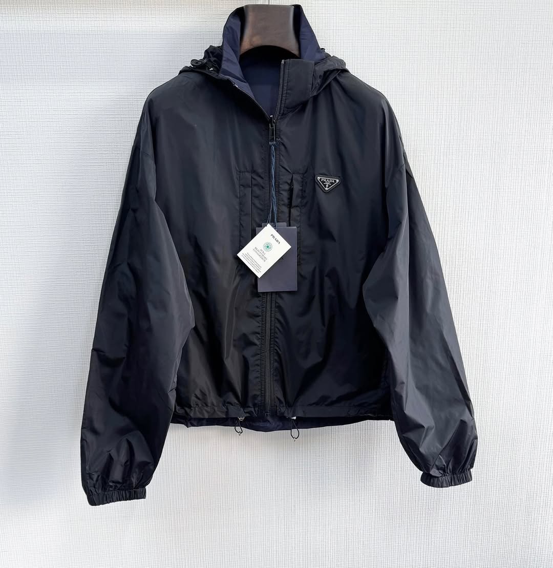 PRD Re-Nylon reversible hooded jacket