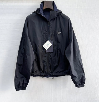 PRD Re-Nylon reversible hooded jacket